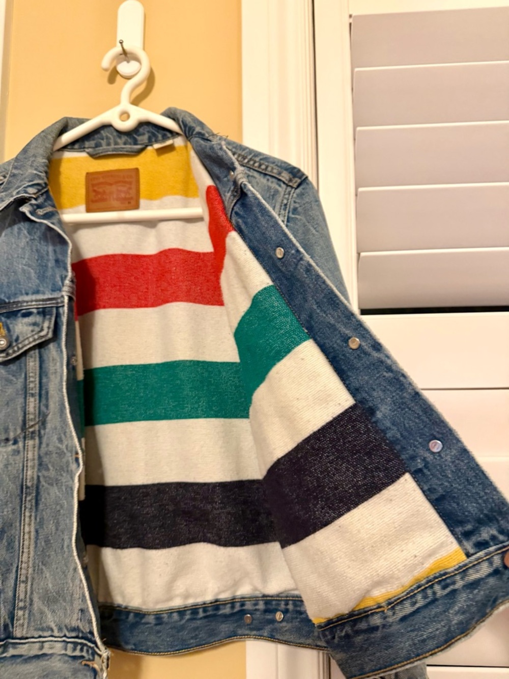HBC STRIPES by Levi’s!  Limited edition Lined Denim Jacket!